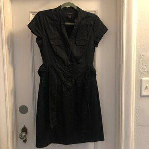 Banana Republic Cap Sleeve Button Down Dress (Size 4)